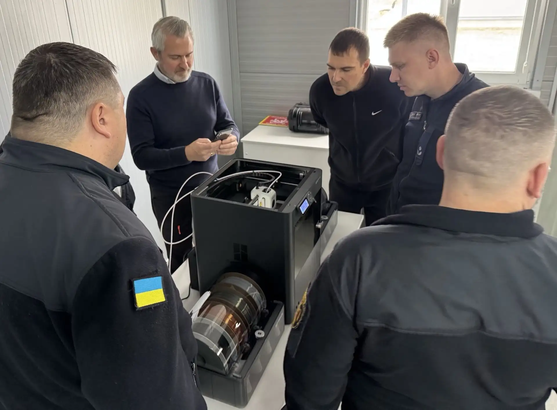 Tech 4 Tracing has installed the first explosive ordnance replica printer in Ukraine to allow the State Emergency Services to generate their own high-quality, high-accuracy training replicas.
