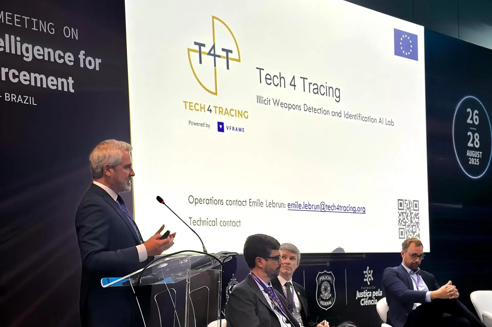 Tech 4 Tracing presented to the 5th Global Meeting on AI for Weapons Detection